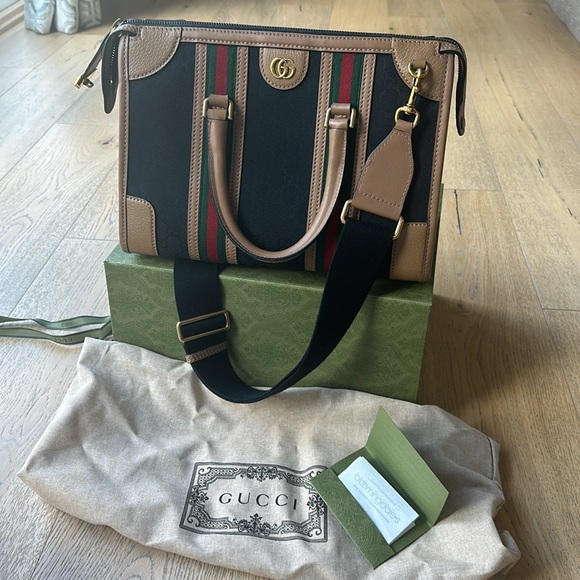 Gucci GG Logo Plaque Top Handle Bag.  Like new.  Authentic from Gucci - Picture 13 of 13